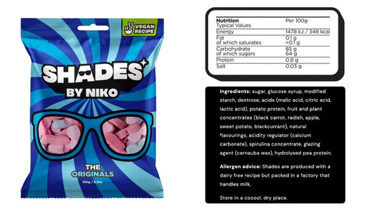 Shades by Niko – The Originals | Sour Chewy Candy Mix | Imported from UK