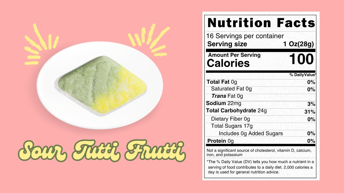 Bubs Tutti Frutti Rhombs β Swedish Foamy Soft Candy