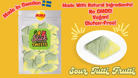 Bubs Tutti Frutti Rhombs – Swedish Foamy Soft Candy