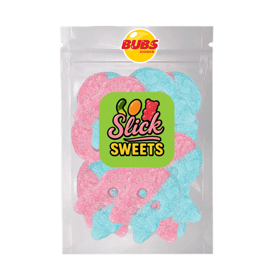 Bubs Sour Dizzy Skulls – Swedish Foamy Soft Candy