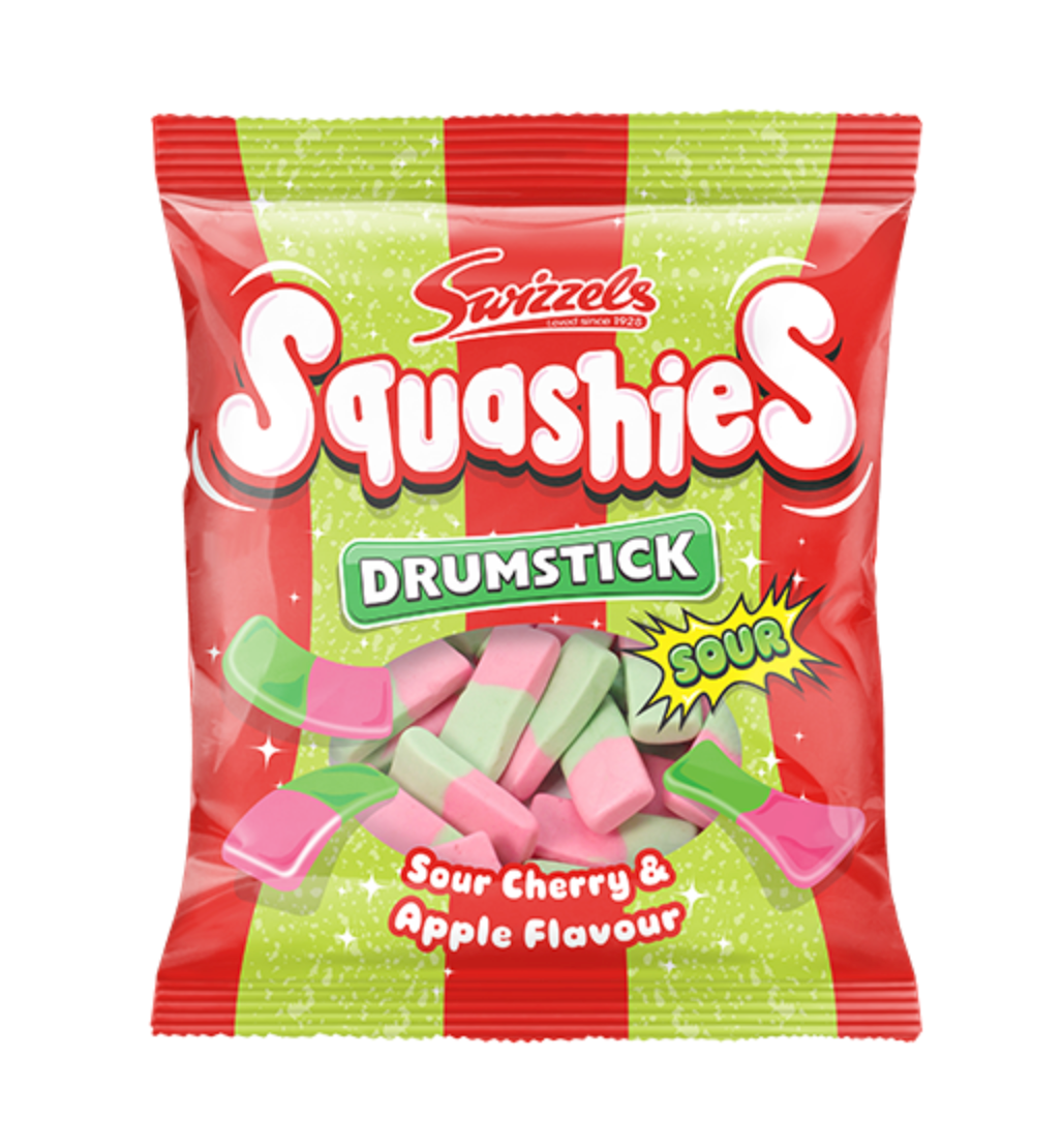 Swizzels Squashies – Sour Cherry & Apple Flavor | Imported UK Candy | Soft & Chewy