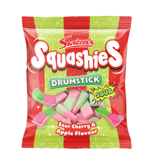 Swizzels Squashies – Sour Cherry & Apple Flavor | Imported UK Candy | Soft & Chewy