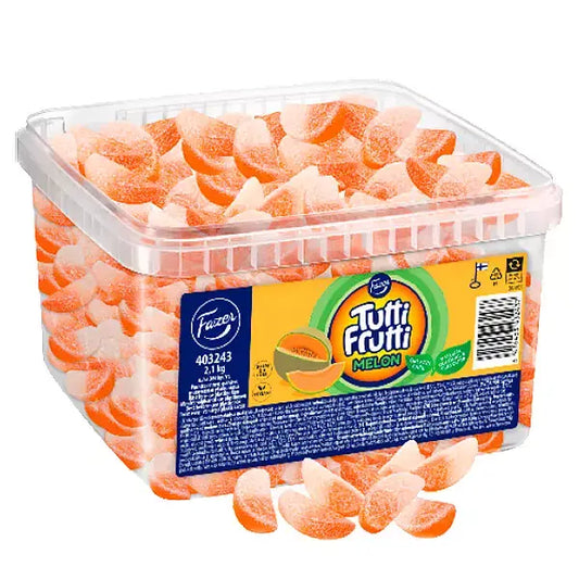 Sour Tutti Frutti Melon Slices – Gummy Candy | Sweet & Chewy Fruit Treats