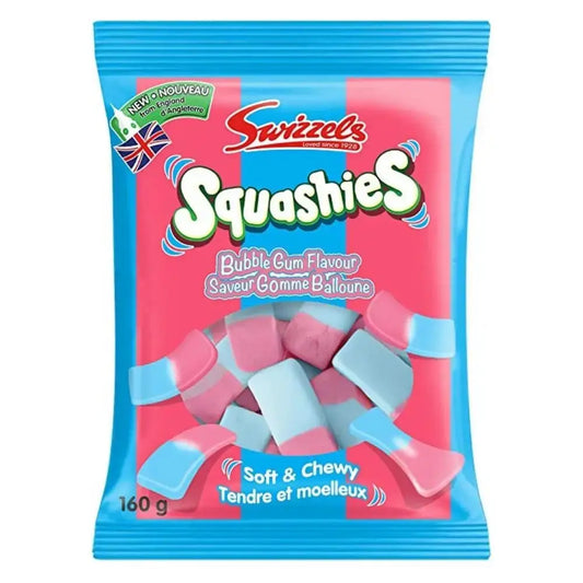 Swizzels Squashies – Bubblegum Flavor | Imported UK Candy | Soft & Chewy Sweets